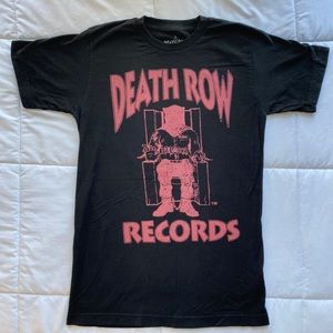 HotTopic DeathRow Records Short Sleeve - Black/Red